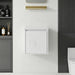 20" Floating Bathroom Vanity Combo With Wall Cabinet, Ceramic Sink & Soft Close Doors - White Home Essentials