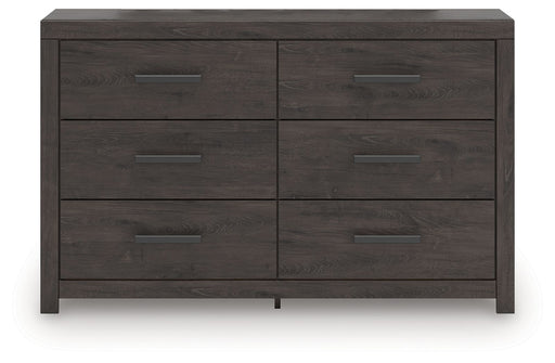 Prendonea - Six Drawer Dresser - Charcoal Signature Design by Ashley®