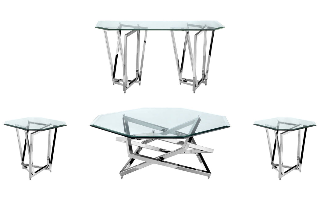 Lenox Square - Octagonal Cocktail Table Set Magnussen Furniture