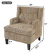 Modern Tufted Upholstered Accent Chair For Living Room Noble House