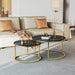 2 Piece Nesting Coffee Table Set For Living Room Home Essentials