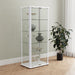 Nevra - 4 Shelf Display LED Curio Cabinet Furniture Max