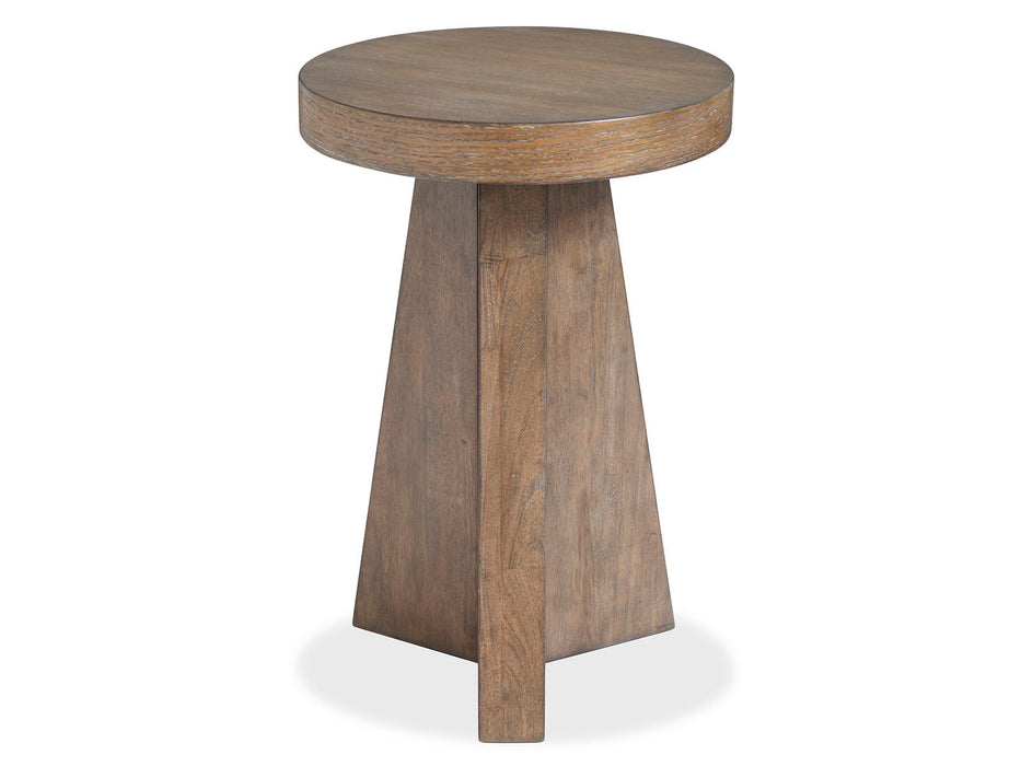 Lansbury - Round Accent End Table - Antique Wheat Magnussen Furniture