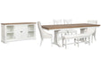 Kingston - Extendable Trestle Dining Table Set Magnussen Furniture
