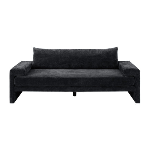 Upholstered 3 Seater Sofa With Wide Armrests Noble House