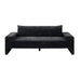 Upholstered 3 Seater Sofa With Wide Armrests Noble House