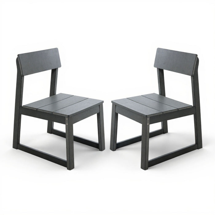 All Weather Patio Dining Chairs (Set of 2)