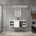 Wall Mounted Bathroom Vanity With Sink, Cabinet & Half Door Home Essentials