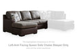 Castille Way - LAF Queen Sofa Chaise Sleeper - Fossil Signature Design by Ashley®