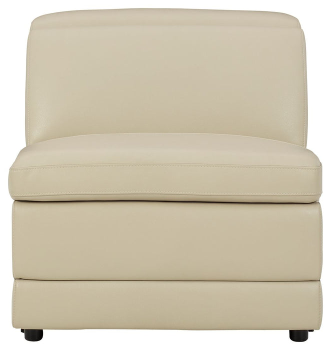 Texline - Sand - Armless Chair/Manual Headrest