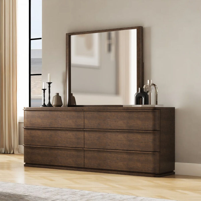 Zoey - Mirror - Brown Oak ACME