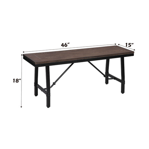 Mariatu - Bench - Oak & Black ACME