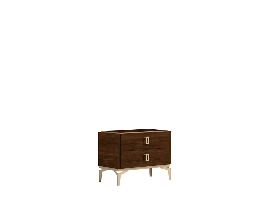 Eva - Nightstand - Dark Brown Status Italy