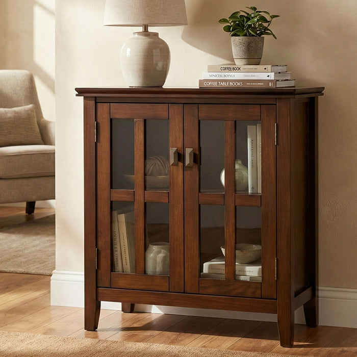 Artisan - Handcrafted Low Storage Cabinet Simpli-Home