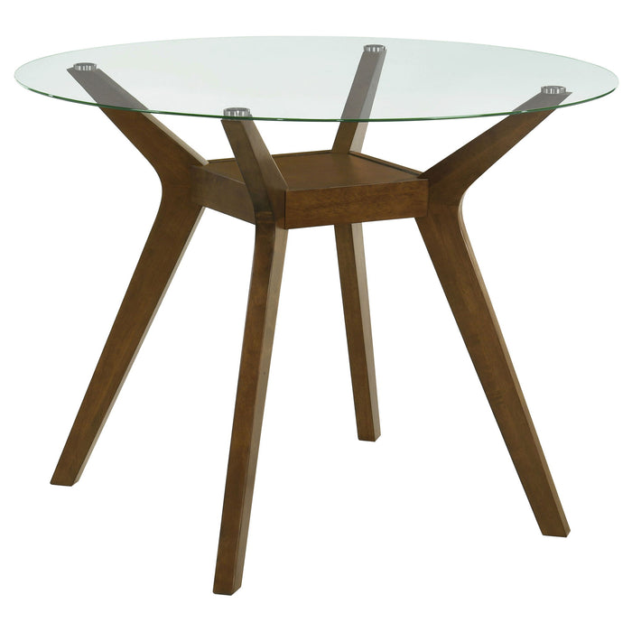 Flynn - Round Counter Height Dining Table - Brown Furniture Max