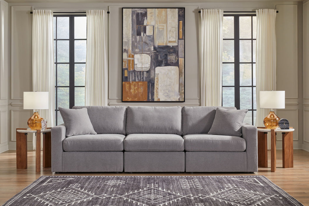Modmax - Straight Sectional - Granite Signature Design by Ashley®