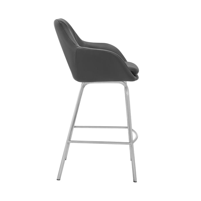 Swivel Low Back / Counter Height Bar Chair - Gray