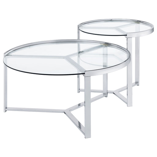 Kaylie - 2 Piece Nesting Coffee Table Set Furniture Max