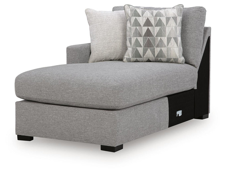 UrbanCrest - LAF Corner Chaise - Pewter Signature Design by Ashley®