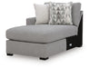 UrbanCrest - LAF Corner Chaise - Pewter Signature Design by Ashley®