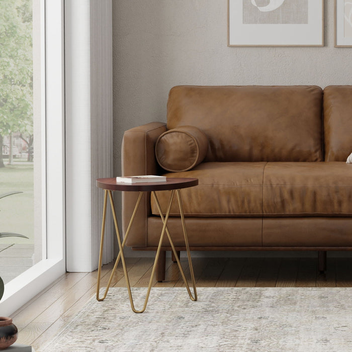 Patrice - Handcrafted Metal And Wood Accent Table Simpli-Home