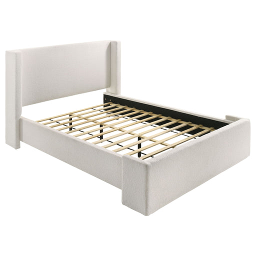 Froberg - Platform Bed With Wingback Headboard Furniture Max