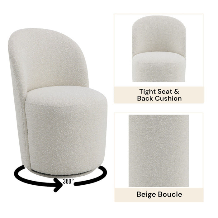 Hollis - Side Chair (Set of 2) - Beige Acme