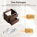 Wall Mounted Floating Bathroom Vanity With Sink And Cabinet Home Essentials
