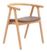 Peker - Dining Chair (Set of 2) - Brown / Natural Zuo Modern