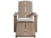Coastal Living Outdoor / Saratoga - Adirondack Ottoman - Light Brown Coastal Living