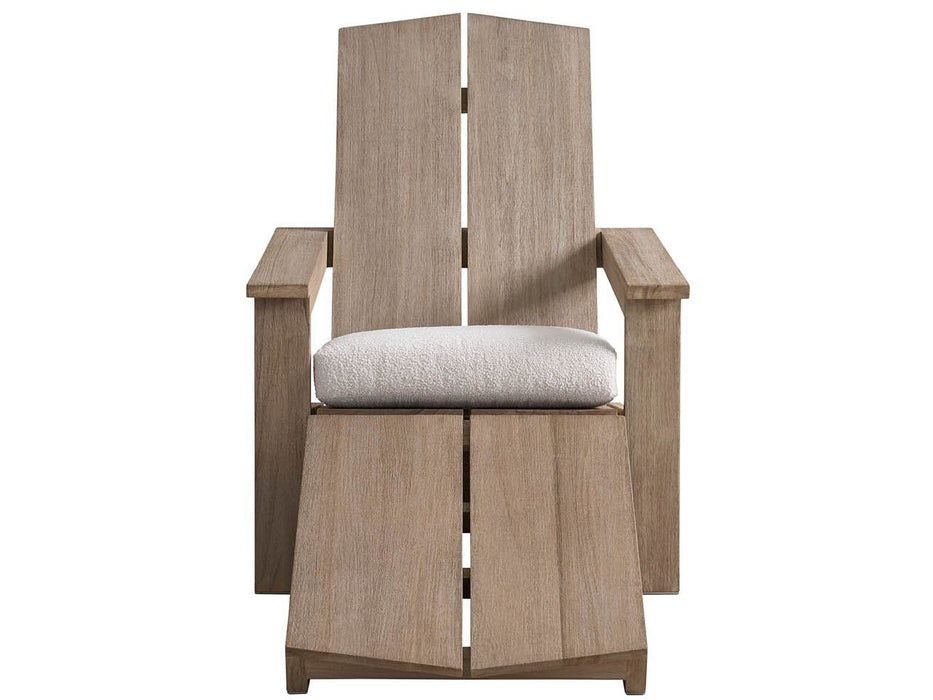 Coastal Living Outdoor / Saratoga - Adirondack Ottoman - Light Brown Coastal Living