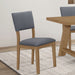 Topeka - Upholstered Dining Side Chair (Set of 2) - Brown Furniture Max
