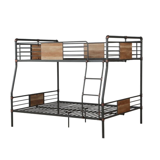 Brantley - Full Long / Queen Bunk Bed - Black Acme