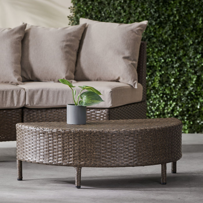 Pt Limon - Outdoor Coffee Table Half Round Design