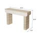 Entryway Table With 2 Hidden Handle Drawers For Entrance - Beige / Yellow Home Essentials