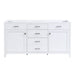Bathroom Vanity Cabinet Only With Soft Closing Doors & Drawers, Adjustable Shelves - White Noble House