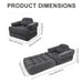 Convertible 2 In 1 Armrest Sofa For Bedroom Home Essentials