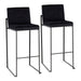 Fuji - Contemporary High Back Barstool Elegant Design Lumi Source