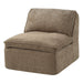 Almano - Modular Armless Chair - Light Brown Chenille ACME