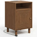 Nightstand With Charging Station & Storage Home Essentials