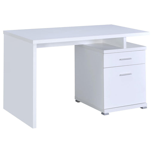 2 Drawer Reversible Office Desk With Modular Design Furniture Max