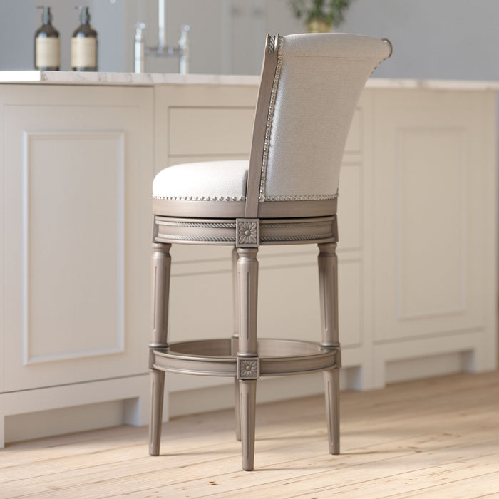Swivel Barstool With High-Back Home Essentials