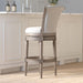 Swivel Barstool With High-Back Home Essentials