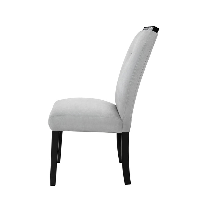 Ariya - Dining Chair (Set of 2) - Black / Gray Global Furniture USA