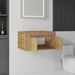 Floating Bathroom Vanity Cabinet, Soft Close Double Drawers, Open Side Storage, Wall Mounted, Cabinet Only Home Essentials