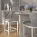 Upholstered Swivel Stool With Back Home Essentials