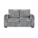Pull Out Sofa Bed Loveseat With Twin Mattress, Cup Holders And Arm Storage Hearth and Haven