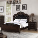 3 Piece Bedroom Set With Tufted Headboard And 2 Nightstands Home Essentials