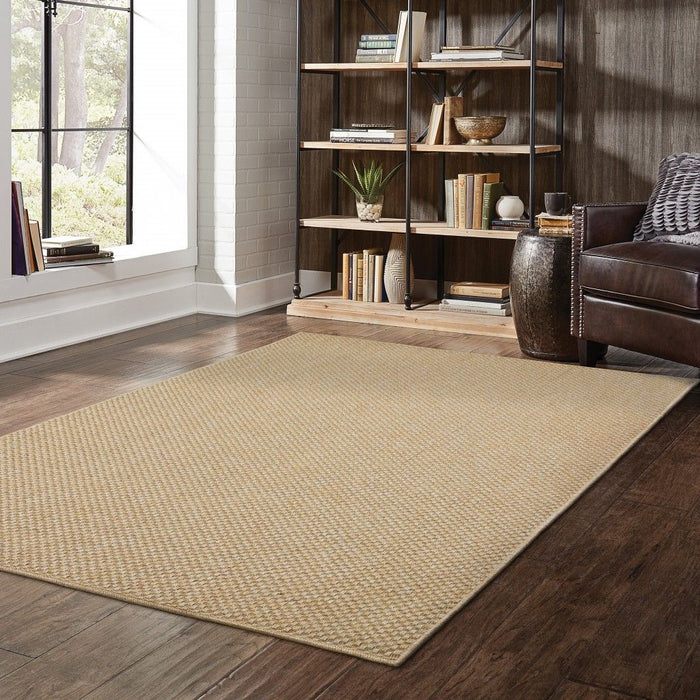 2' X 4' Indoor & Outdoor Area Rug - Beige