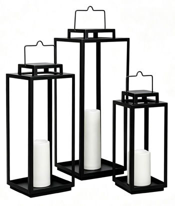Gilmerland - Indoor/Outdoor Lantern Set (Set of 3) Signature Design by Ashley®